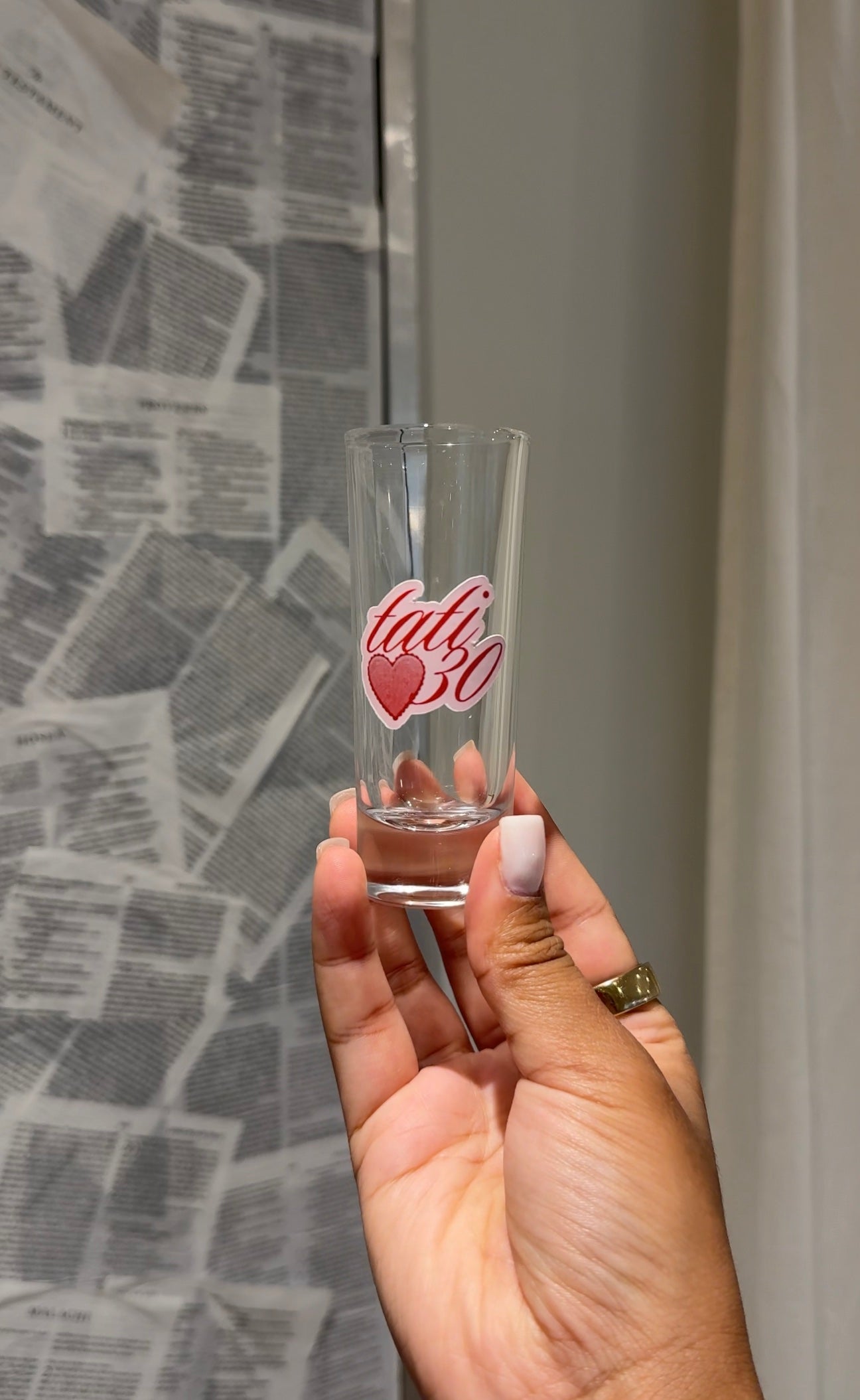 girly shot glass