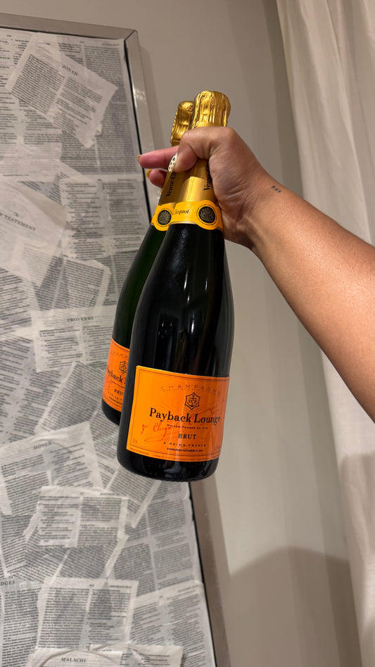 custom veuve label
